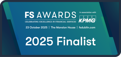 A badge with FS Awards 2025 stating the finalist for this year